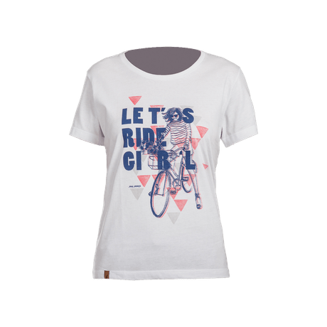 CAMISETA RIDE GIRL BRANCO