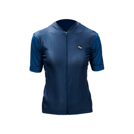 CAMISA CICLISMO ESSENCIAL ONDAS FEMININO AZUL