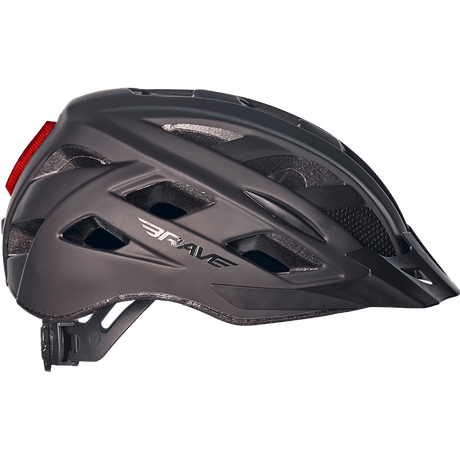 CAPACETE CICLISMO ENDURO FLASH PRETO FOSCO BRAVE