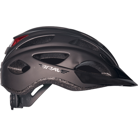 CAPACETE CICLISMO RIDE FLASH PRETO FOSCO BRAVE