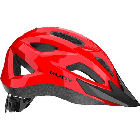 CAPACETE CICLISMO ROCKY VERMELHO VISEIRA RUDY