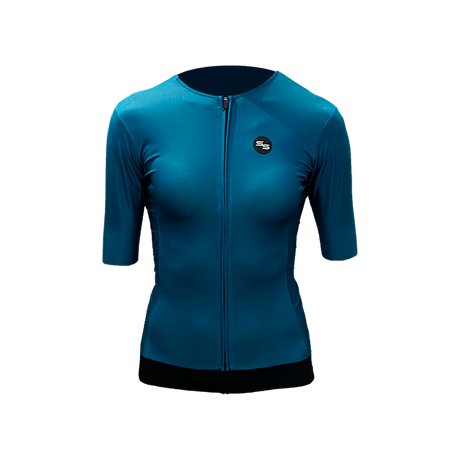 CAMISA CICLISMO EXPERT MONOCRONOMO FEMININO AZUL